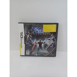 Star Wars‎ The Force Unleashed Nintendo DS Case + Manual + Inserts ONLY -No Game